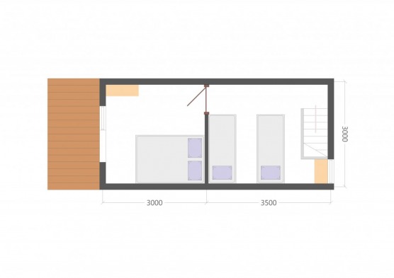 Схема номера №110 "Семейный", второй этаж