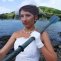 Девушка с веслом.Озеро Рица